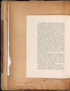 Scanned page from Founding of two national bison herds.  Hornaday scrapbook collection on the history of wild life protection and extermination. Vol. 2. WCS Archives Collection 1007.