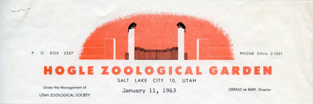 Hogle Zoological Garden [Salt Lake City, UT], 1963