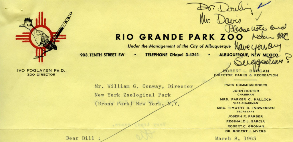 Rio Grande Park Zoo [Albuquerque, NM], 1963