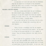 12 – 4. Script relating to a public demonstration at the electric eel exhibit, circa June 1940. Scanned from WCS Archives 1939-1940 New York World’s Fair records.